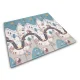 Izglītojošs salokāms bērnu putu paklājs 200x180x1cm Nukido NK-340, Safari-Kalni | Kids Folding Foam Mat
