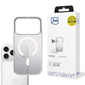3Mk Protection iPhone 17 Pro Max vāciņš Frosty MagCase, balts