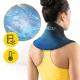 Gēla komprese kaklam un sprandai ColdPack PRO, siltuma un aukstuma terapijai, melna