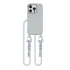 Чехол Tech-Protect для iPhone 16 Pro Max MagNecklace MagSafe с ремешком, серый