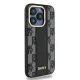 Dkny iPhone 15 Pro Max Case Leather Checkered Mono MagSafe, Black