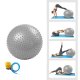 Rehabilitācijas fitnesa bumba ar izciļņiem