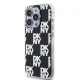 DKNY iPhone 15 Pro Max чехол IML Checkered Mono Pattern, черный