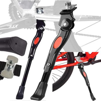 Bicycle Stand Foot Adjustable Bicycle Rear Side Aluminium