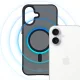 Чехол 3mk для iPhone 16 Smoke MagCase с MagSafe, полупрозрачный
