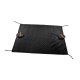 Waterproof Car Windshield Cover for Ice and Sun Protection, 242x142 cm, Black