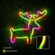 Светодиодный неон Forever Light Олень, разноцветный, USB / Батарейки