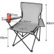 Trizand Folding Fishing Chair with Cover, Grey