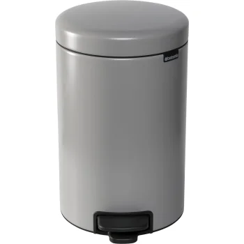 Мусорное ведро с педалью Brabantia NewIcon 12 л, Soft Grey
