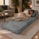 Раскладной поролоновый диван ModernHome 190x70 см, матрас 2в1 для сна