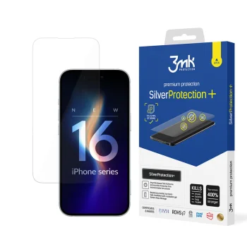 Антибактериальная защитная пленка 3Mk SilverProtection+ для iPhone 16 Pro Max