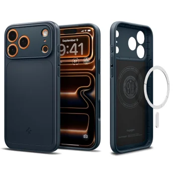 Чехол Spigen Thin Fit Mag для iPhone 17 Pro Max Metal Slate