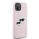 Apple iPhone 15 6.1\'\' Karl Lagerfeld Silicone Karl & Choupette MagSafe Cover Case, Pink | Telefona Vāciņš Maciņš...