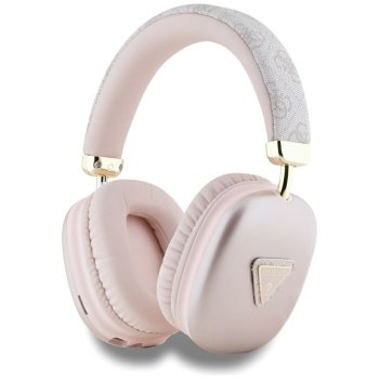Guess Triangle Logo Over-Ear Headphones - Pink