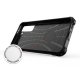 Samsung Galaxy S22 5G (SM-S901) Armor Guard Plastic + TPU Hybrid Case Cover, Black