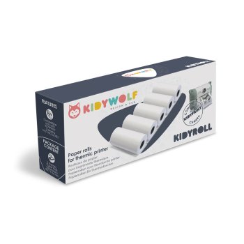 Рулоны термобумаги Kidywolf Kidyroll для камеры Kidyprint 5 шт.