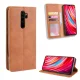 Xiaomi Redmi Note 8 Pro Vintage Style Magnetic Leather Wallet Case Cover, Brown | Чехол для Телефона...