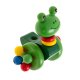 Izglītojoša Koka Stumjamā Rotaļlieta uz Kociņa, Varde | Educational Kids Toddler Wooden Push Toy on Stick