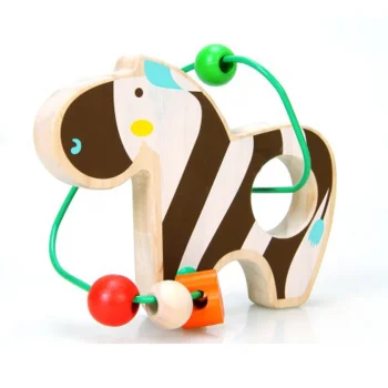 Lucy&Leo koka motorikas labirints Zebra Ll127