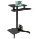 Maclean MC-848 regulējams augstuma galds (70-109 cm), melns