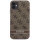 Чехол Guess для iPhone 11 / XR 4G Stripe, коричневый