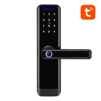 Avatto viedā durvju slēdzene ZSDL-A270-B-ALI-6072 ZigBee, melna