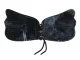 Pašlīmējošs push-up krūšturis ar savelkamu aukliņu, izmērs D, melns