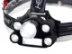 Uzlādējams pieres lukturis Bailong T63 ar 5x LED, COB un CREE XM-L T6