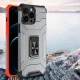 Aizsargvāciņš iPhone 13 Pro ar gredzena turētāju Crystal Ring Case, sarkans