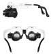 Watchmaker Magnifying Glasses with LED AG480A, x8 / x23