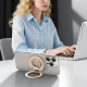 Tech-Protect MMR600 MagSafe tālruņa gredzens-statīvs, zelta