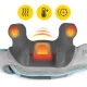 Kakla un sprandas masieris 4FIZJO Shiatsu EVO+, pelēki zils