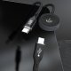 Зарядное устройство Dudao A12MaxC 2-в-1 для Apple Watch и USB-C PD60W 1.2м, черное