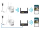 Уличная поворотная IP Wi-Fi камера, Full HD, белая