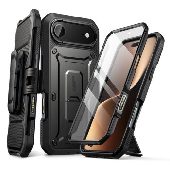 Supcase iPhone 17 Air Case Unicorn Beetle Pro, Black