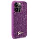 Guess iPhone 15 Pro vāciņš Disco Metal Script, fuksiju rozā