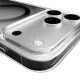 Puro iPhone 17 Pro vāciņš Lite Mag MagSafe, caurspīdīgs ar pelēku gredzenu