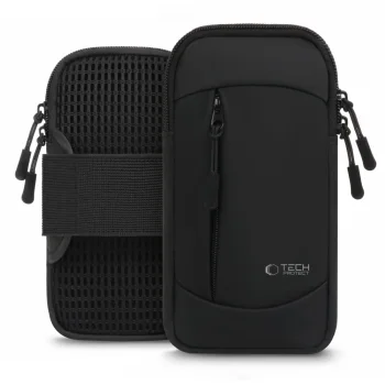 Универсальный спортивный чехол на руку Tech-Protect M6 до 6.9", черный