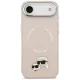 Karl Lagerfeld Karl & Choupette Pins MagSafe vāciņš iPhone, Air Pink
