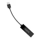 Tīkla adapteris Orico UTJ-U3 USB-A 3.0 uz RJ45 Gigabit Ethernet, melns