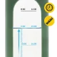 4FIZJO stikla ūdens pudele 1 L, olīvzaļa