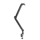 NanoRS RS421 Microphone Stand with 3/8\" and 5/8\" Thread, 1kg, Black