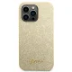 Guess Glitter Script vāciņš Apple iPhone 14 Pro zelta