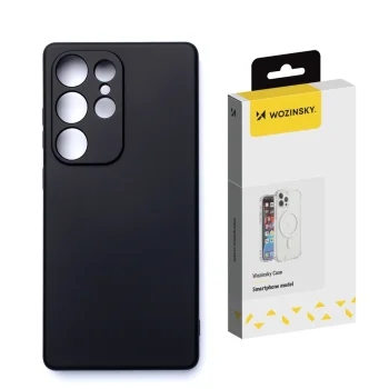 Wozinsky Soft Case vāciņš priekš Samsung Galaxy S25+, melns