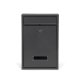 Почтовый ящик из оцинкованной стали ModernHome HPB006, антрацит