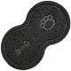 Non-slip Dog Cat Pet Bowl Mat, Black