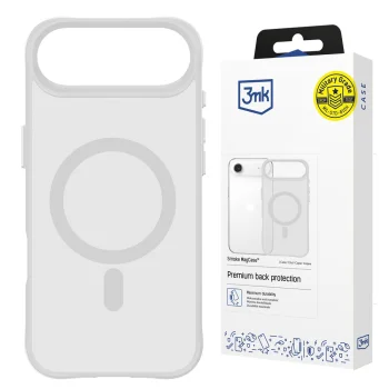 3mk Smoke MagCase for iPhone Air, White-Translucent