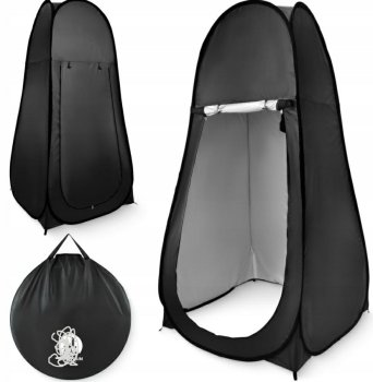 Black Pop-Up Privacy Tent for Shower & Changing Room