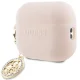 Guess AirPods Pro 2 Case 3D Rubber 4G Diamond Charm, Pink
