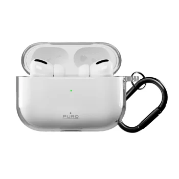 Austiņu maciņš Puro 0.3 Nude, AirPods Pro 3, caurspīdīgs